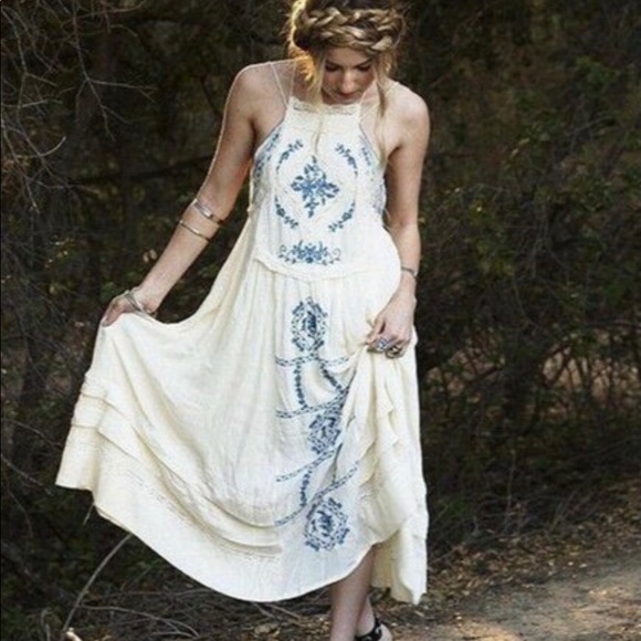 Free People Black DIAMONDS IN THE SKY Midi - Picture 4 of 14